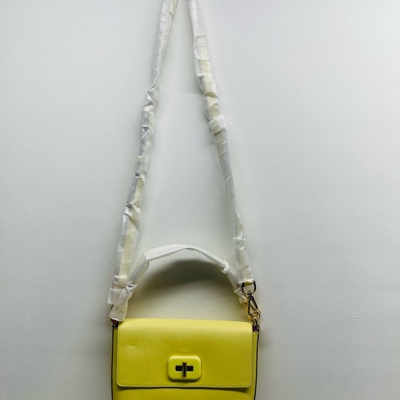 LDT JILL BAGUETTE  LEATHER crossbody & shoulders BAG - Picture 2 of 7